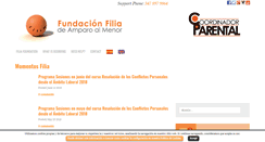 Desktop Screenshot of fundacionfilia.org